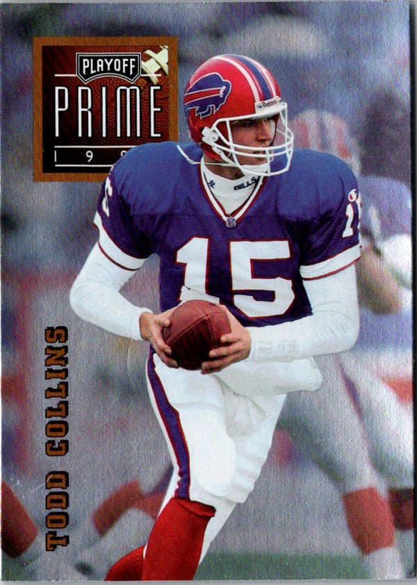 1996 Playoff Prime Todd Collins #84
