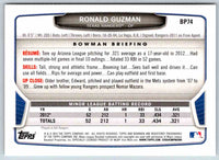 2014 Bowman Ronald Guzman #BP74