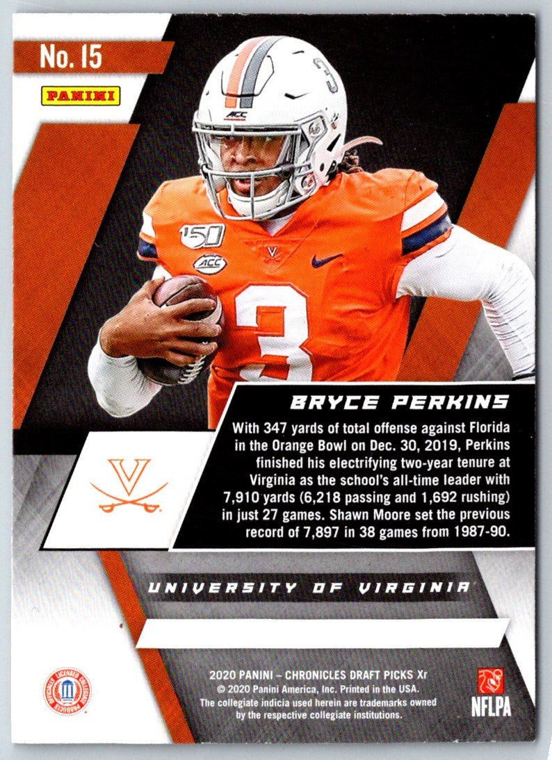 2020 Panini Chronicles Draft Picks XR Rookies Bryce Perkins