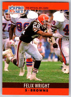1990 Pro Set Felix Wright #76