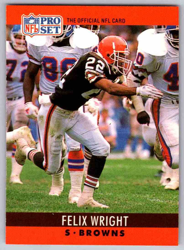 1990 Pro Set Felix Wright #76