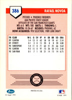 1991 Line Drive AAA Rafael Novoa #386