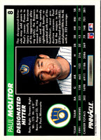 1992 Pinnacle Paul Molitor #8