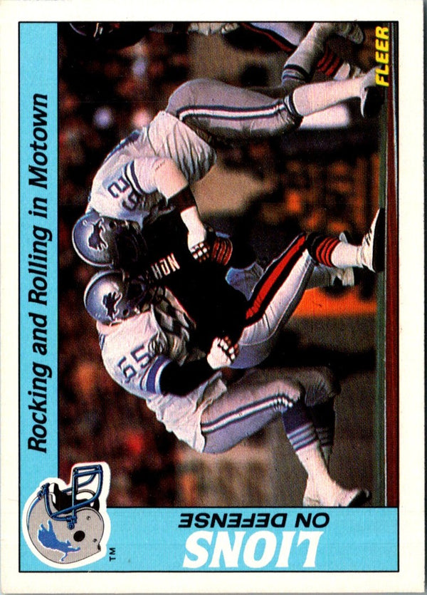 1988 Fleer Team Action Rocking and Rolling in Motown (Defense) #46
