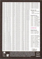 2007 Topps Checklist Series 2 (3 of 3) #3