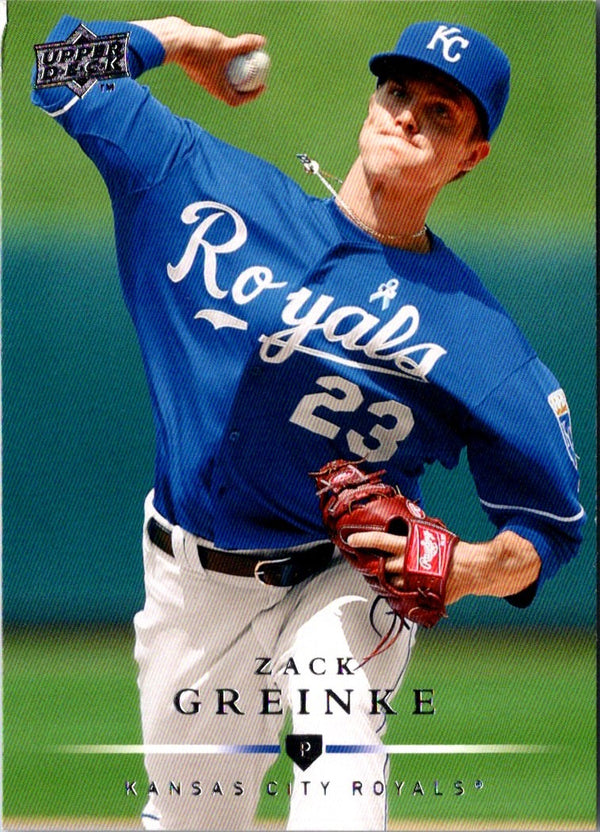 2008 Upper Deck Zack Greinke #252