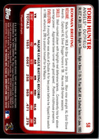 2011 Bowman Torii Hunter #58 NM-MT