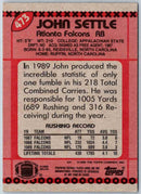 1990 Topps John Settle