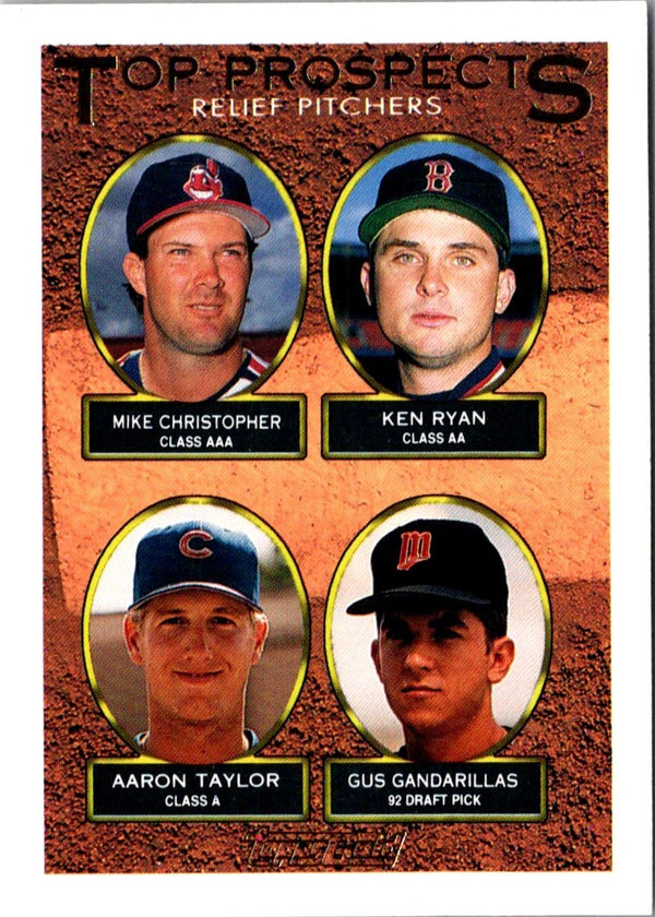 1993 Topps Gold Mike Christopher/Ken Ryan/Aaron Taylor/Gus Gandarillas #786 Rookie