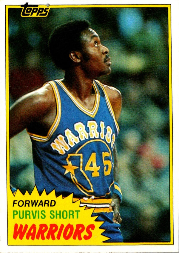 1981 Topps Purvis Short #W74
