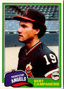 1981 Topps Bert Campaneris