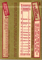 1985 O-Pee-Chee Luis Sanchez #42