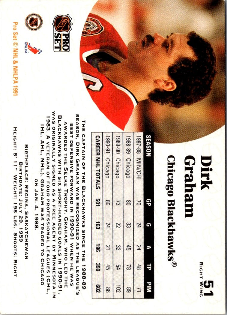 1991 Pro Set Dirk Graham