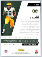 2020 Panini Chronicles Draft Picks Playoff AJ Dillon #20 Rookie