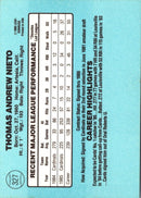 1986 Donruss Tom Nieto