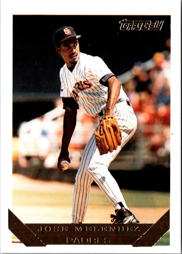 1993 Topps Inaugural Marlins Jose Melendez #58