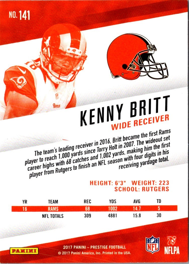 2017 Panini Prestige Kenny Britt