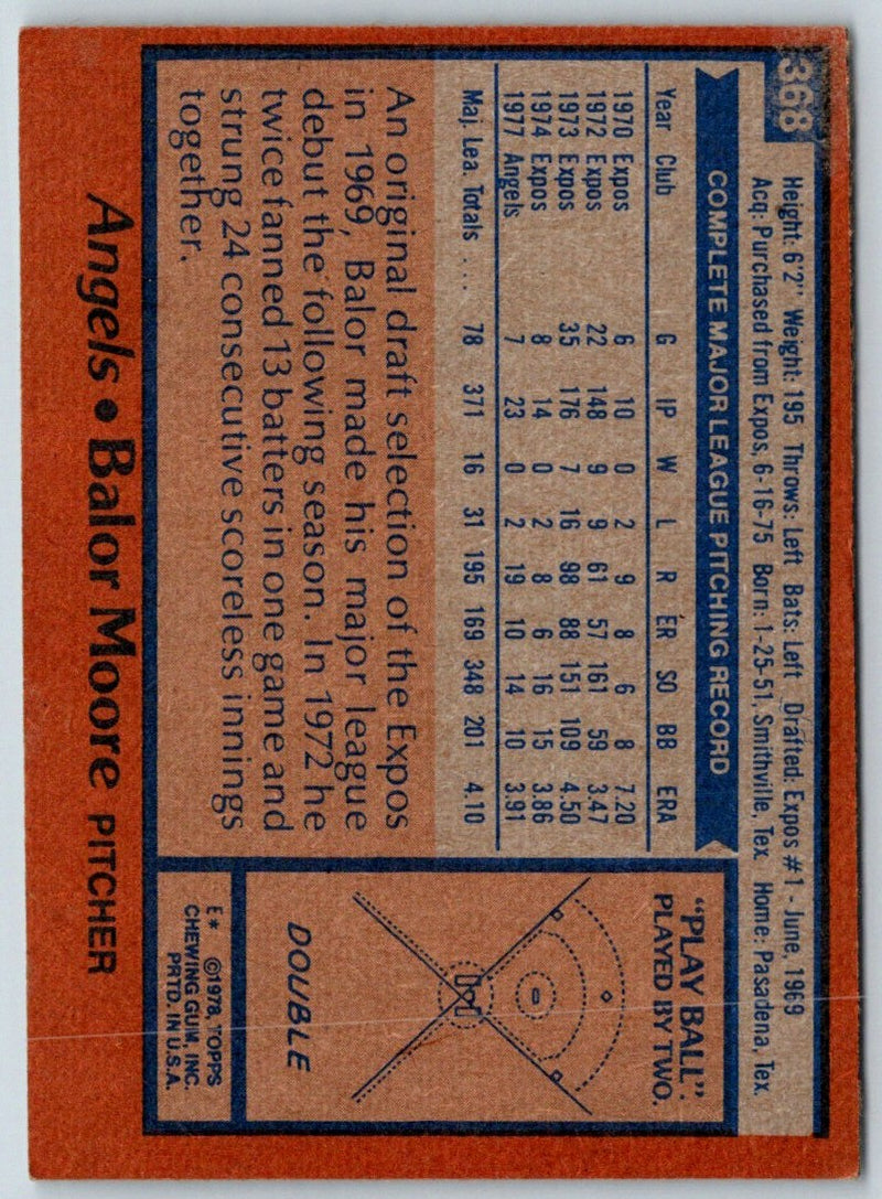 1978 Topps Balor Moore