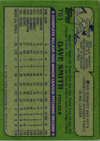 1982 Topps Dave Smith #761