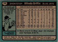 1980 Topps Alfredo Griffin #558