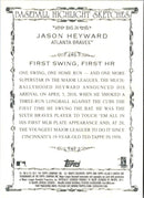 2011 Topps Allen & Ginter Baseball Highlight Sketches Jason Heyward