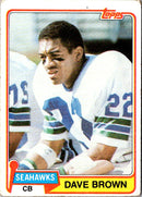 1981 Topps Dave Brown
