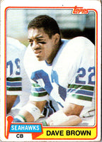1981 Topps Dave Brown #167