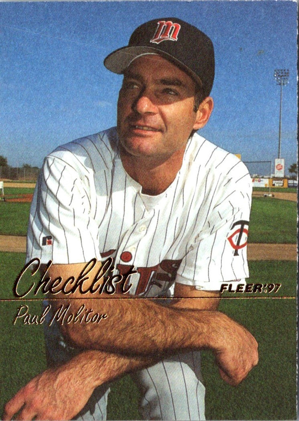 1997 Fleer Paul Molitor #736