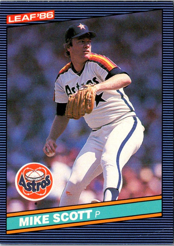 1986 Leaf Mike Scott #235
