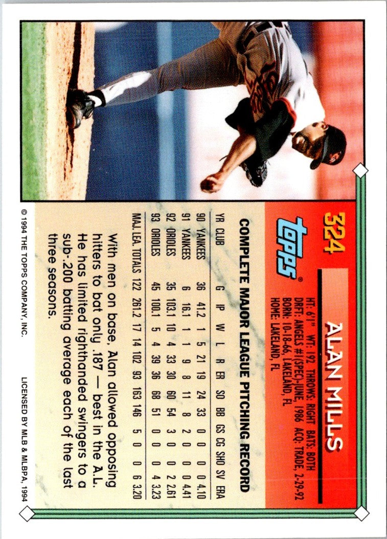 1994 Topps Alan Mills