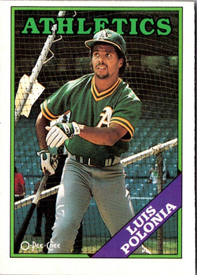 1988 O-Pee-Chee Luis Polonia #238