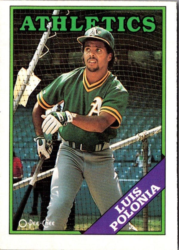1988 O-Pee-Chee Luis Polonia #238
