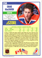 1990 Score Craig MacTavish #258