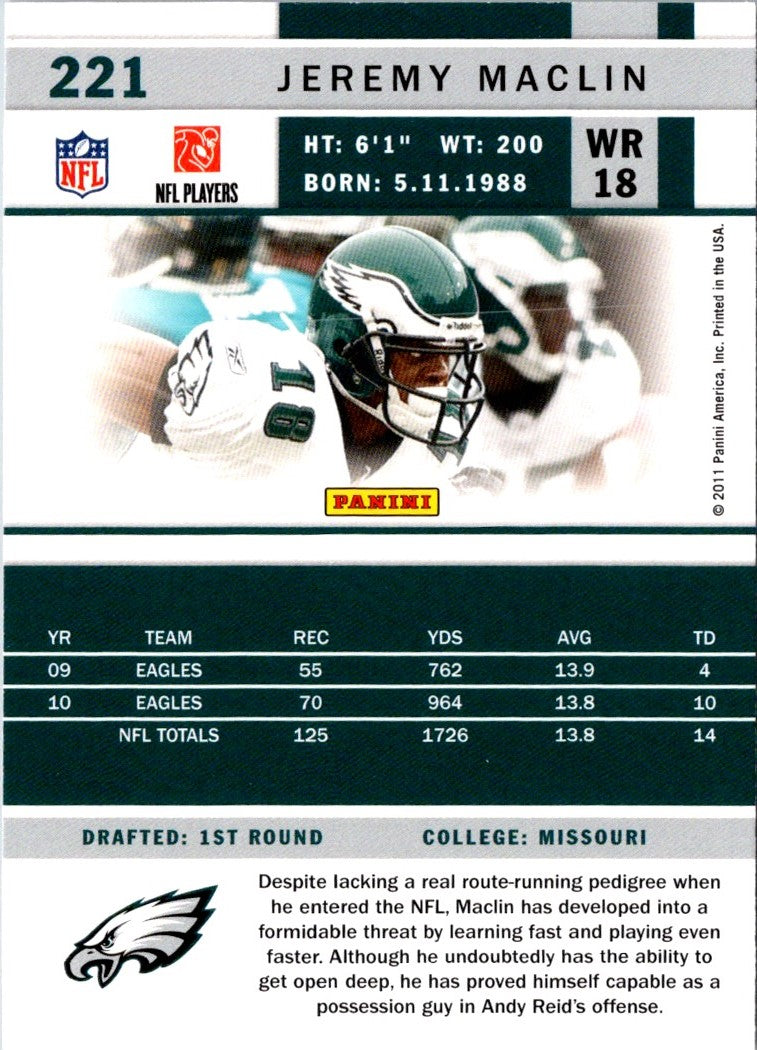 2011 Score Jeremy Maclin
