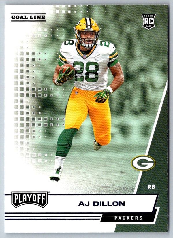 2020 Panini Chronicles Draft Picks Playoff AJ Dillon #20 Rookie