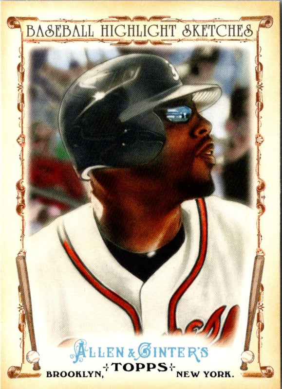 2011 Topps Allen & Ginter Baseball Highlight Sketches Jason Heyward #BHS-24