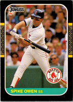 1987 Leaf Spike Owen #87