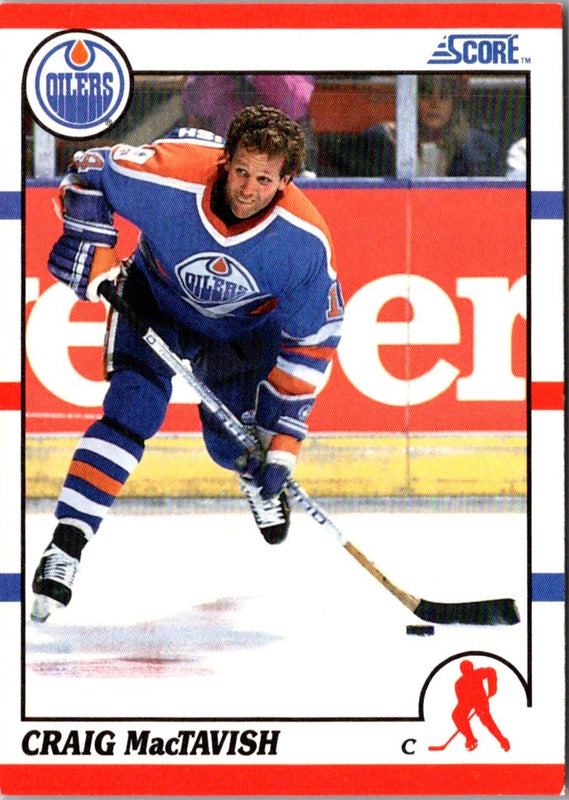 1990 Score Craig MacTavish #258