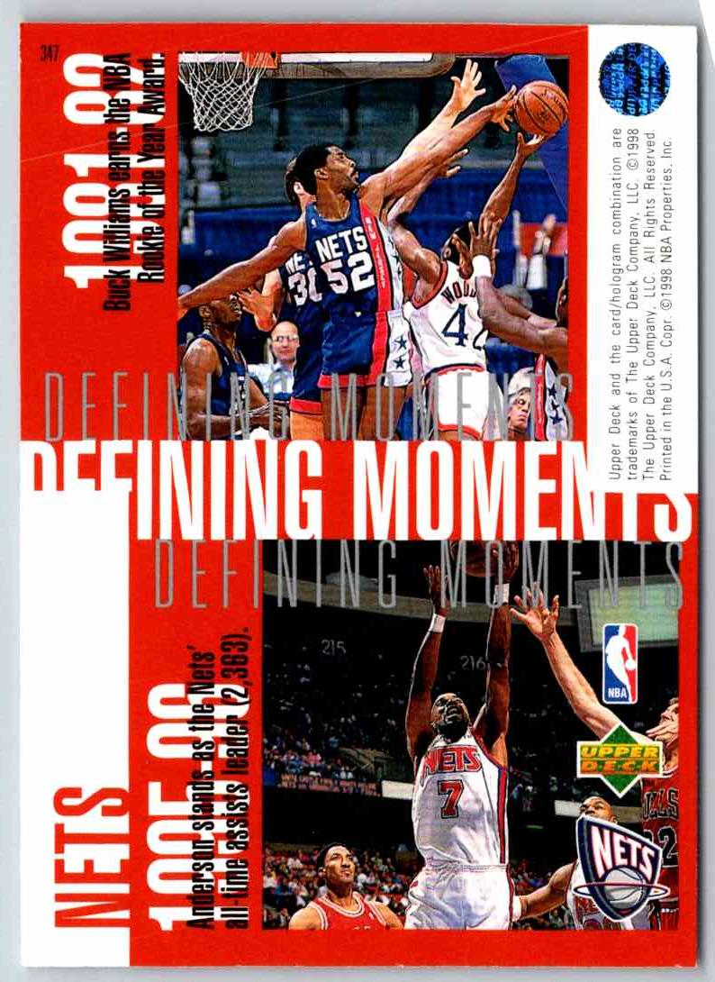 1995 Upper Deck New Jersey Nets