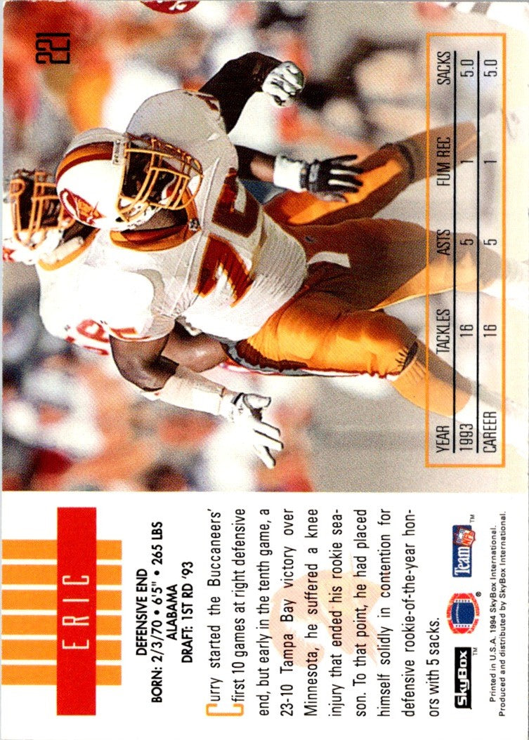 1994 SkyBox Impact Eric Curry