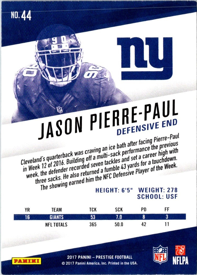 2017 Panini Prestige Jason Pierre-Paul