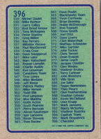 1990 O-Pee-Chee Checklist 265-396 #396