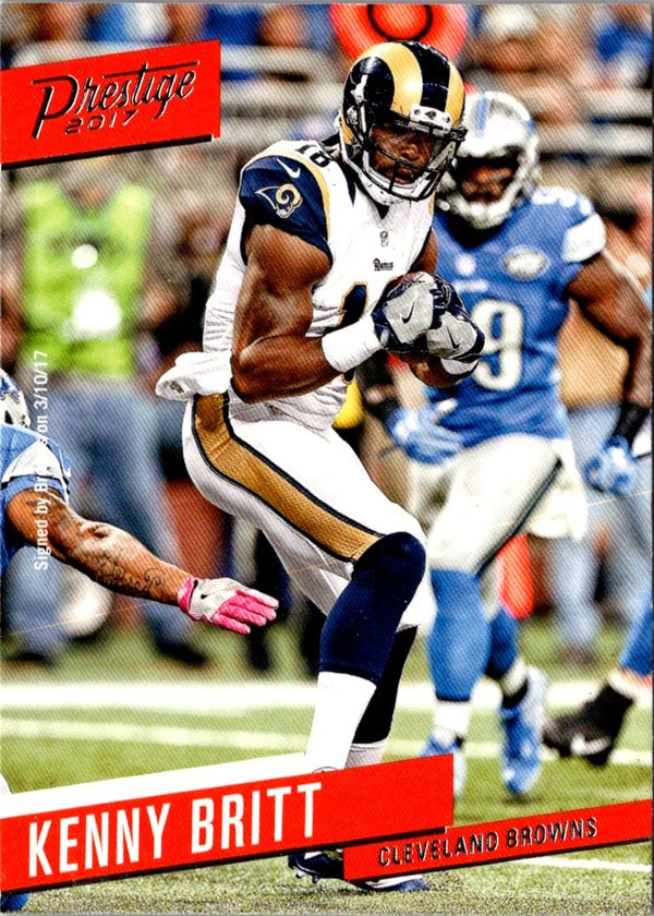 2017 Panini Prestige Kenny Britt #141