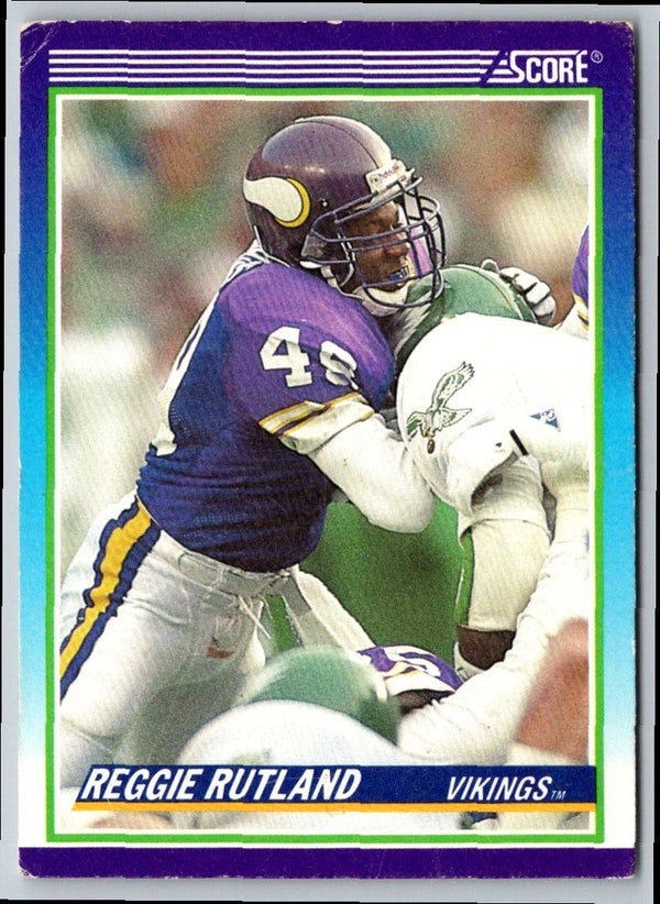 1990 Score Reggie Rutland #498 Rookie