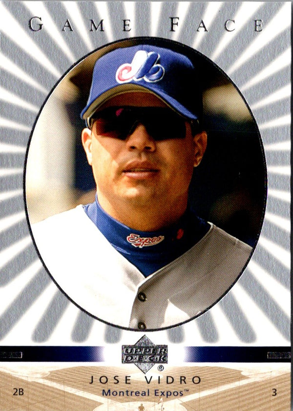 2003 Upper Deck Game Face Jose Vidro #65