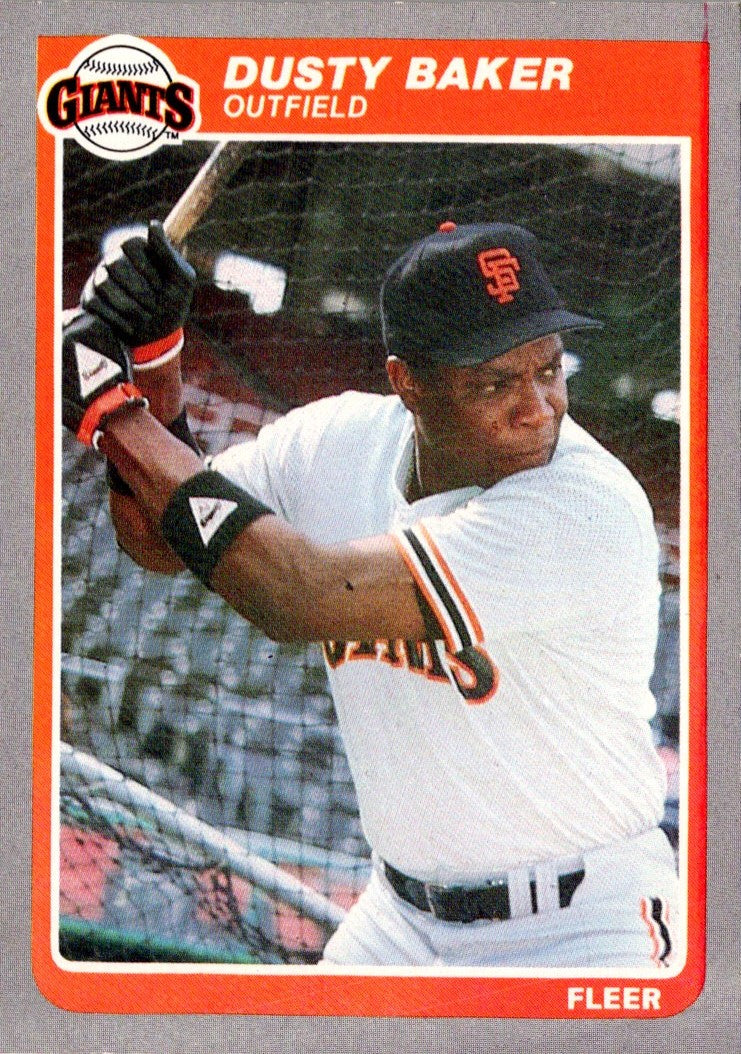 1985 Fleer Dusty Baker