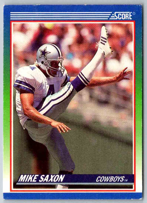 1990 Score Mike Saxon #379