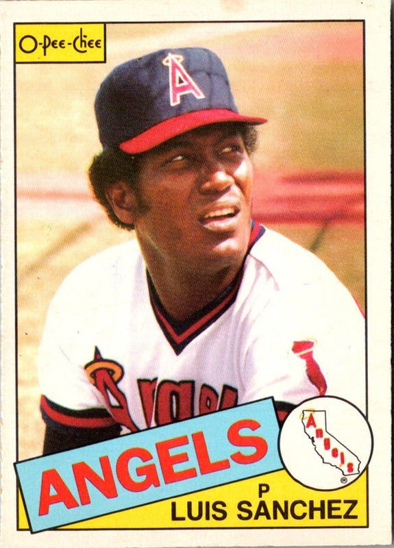 1985 O-Pee-Chee Luis Sanchez #42