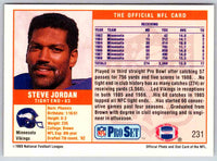 1989 NFL Proset Steve Jordan #231