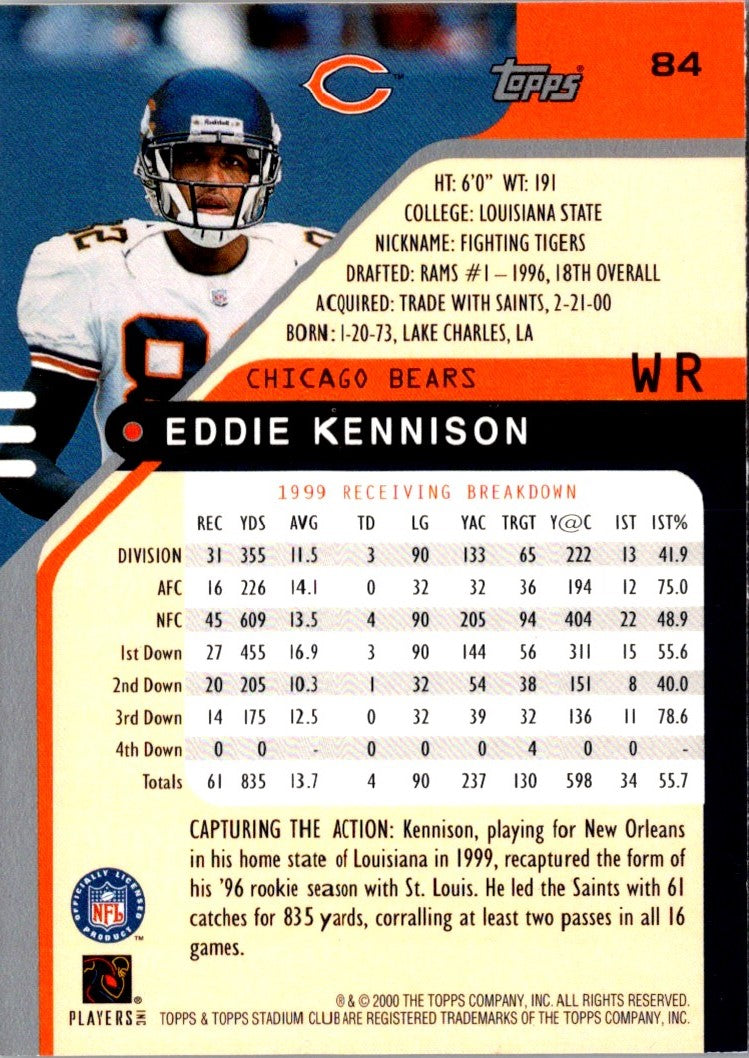 2000 Stadium Club Eddie Kennison